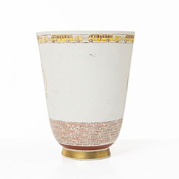 Wilhelm Kåge, vas, stengods, "Carrara", Gustavsberg 1952.