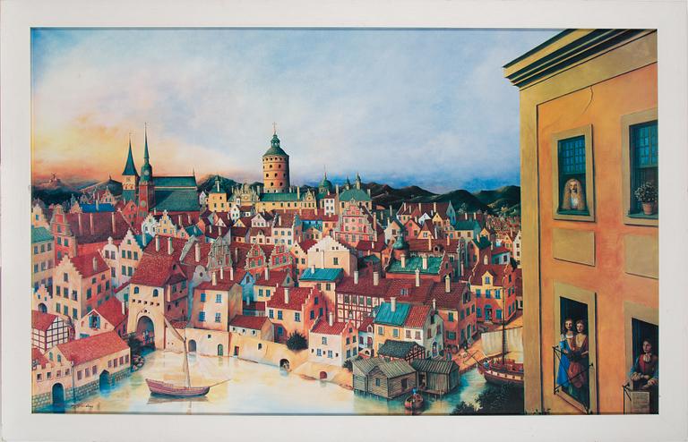 ULF HINDERS, litograph in color, signed and numbered 100/280.