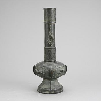 VAS, patinerad brons, Japan, 1800-tal.