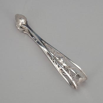 SOCKERTÅNG, silver, C. A. Carlborg Åbo 1804-27. Vikt 33 g.