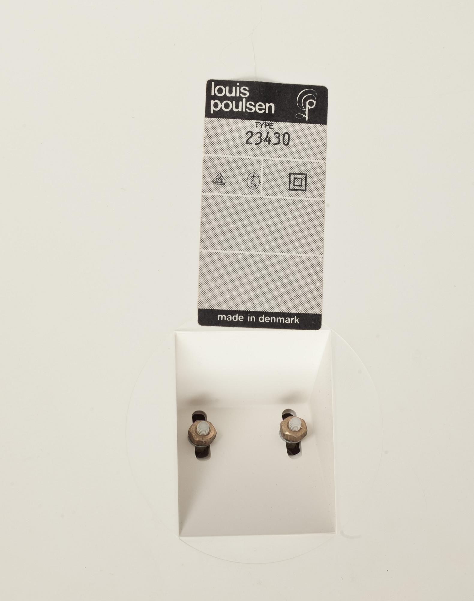 BORDSLAMPA, "Pantella", Verner Panton, Louis Poulsen.