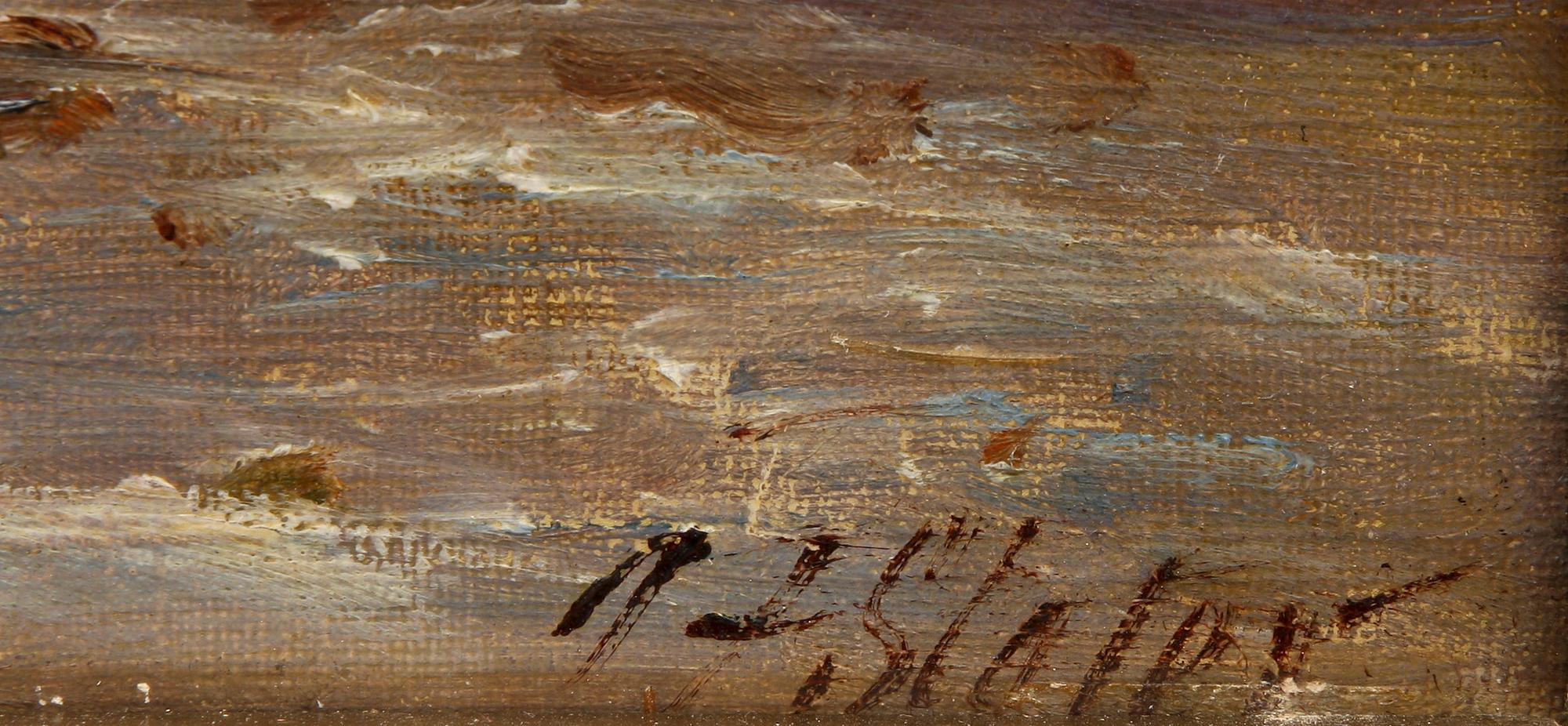 JOHN FALCONAR SLATER, olja på duk, sign.