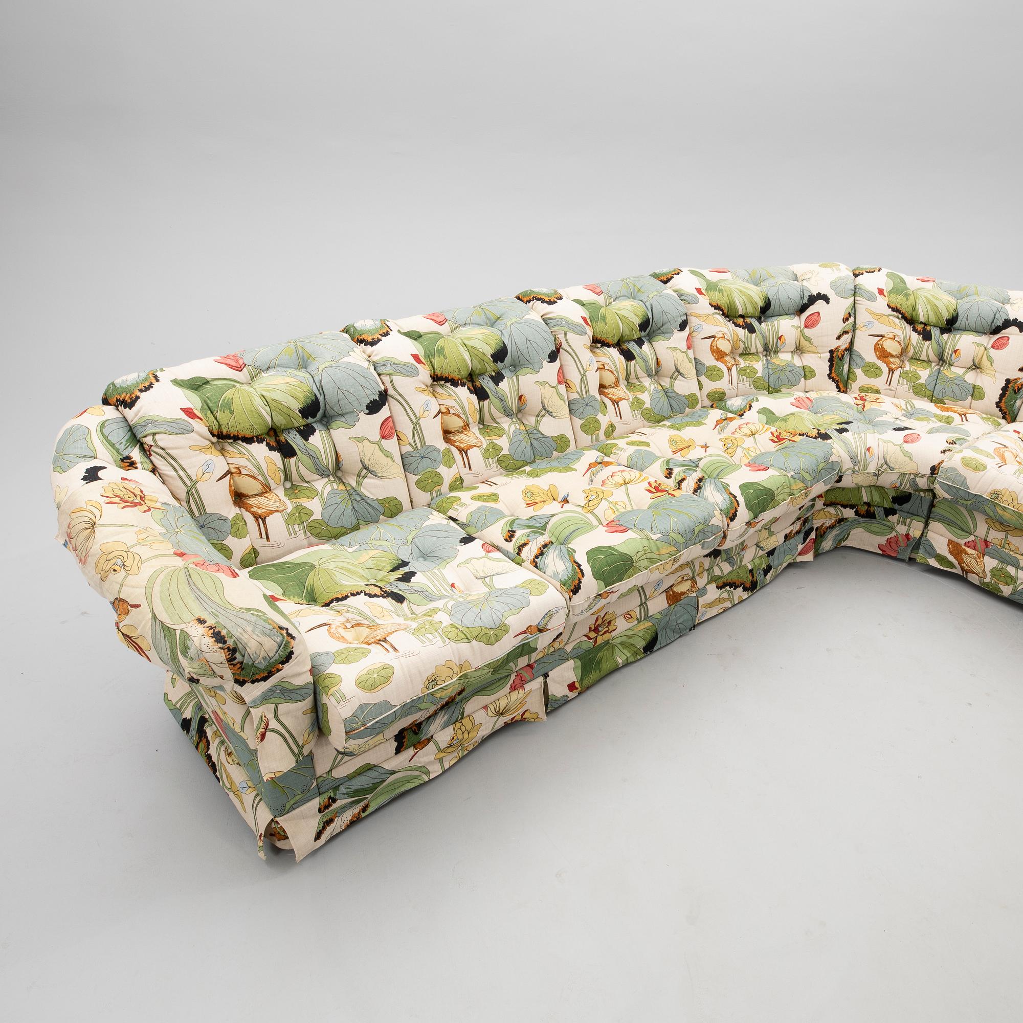 Corner sofa mid/second half of the 20th century.