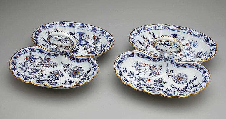 KAFFESERVIS, porslin, 9+3 delar, Meissen, 1900-tal.