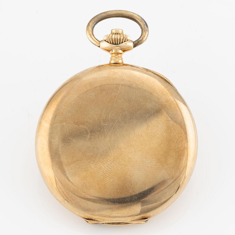 Record, pocket watch, hunter-case, 50 mm.