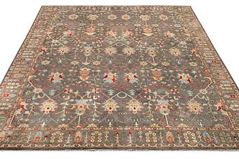A Kazak carpet, c. 351 x 274 cm.