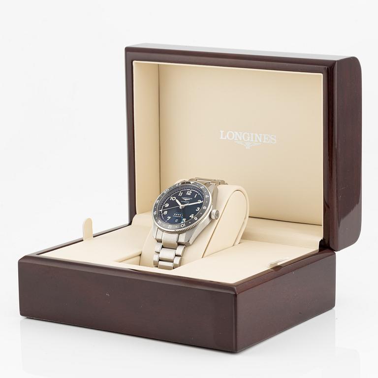 Longines, Spirit, Zulu Time, wristwatch, 42 mm.