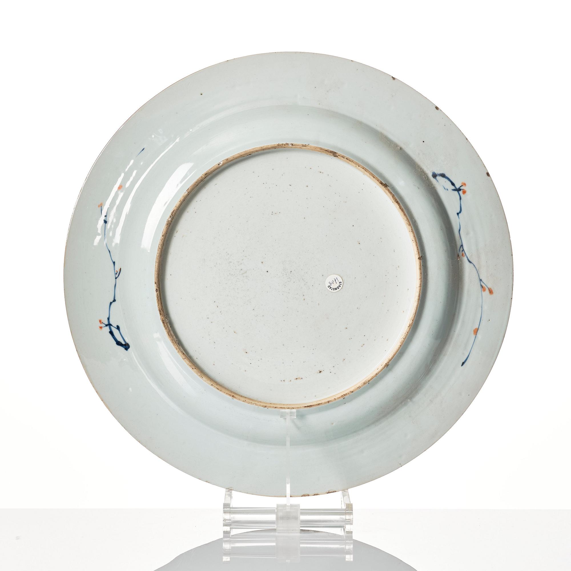 An imari charger, Qing dynasty, Kangxi (1662-1722).