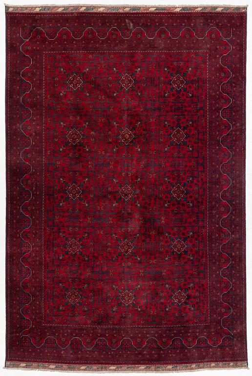 Carpet, Afghan, Khan Mohammadi, approx. 292 x 201 cm.
