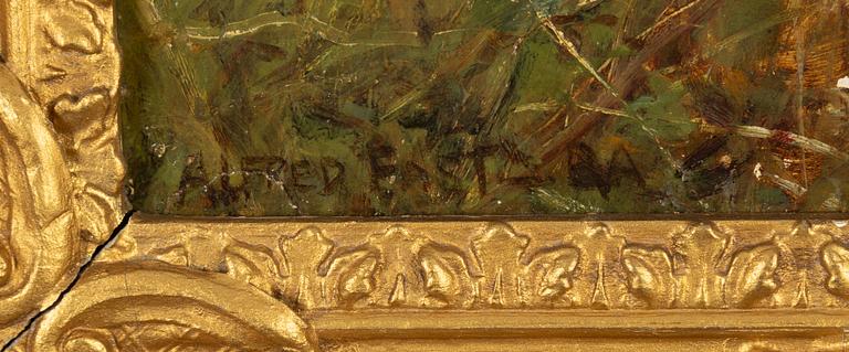Alfred East, oil on canvas, signed.
