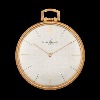 1245. Dress watch. Baume & Mercier. Gold. Manual winding. Total weight of 43g, 37mm.