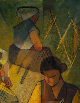 Louis Toffoli, "Raccomodeuses de filets".