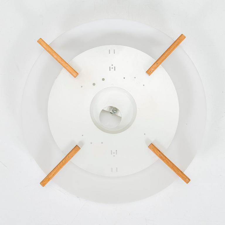 A 'Plafo' ceiling light by Östen & Uno Kristiansson for Luxus, model designed in 1960.