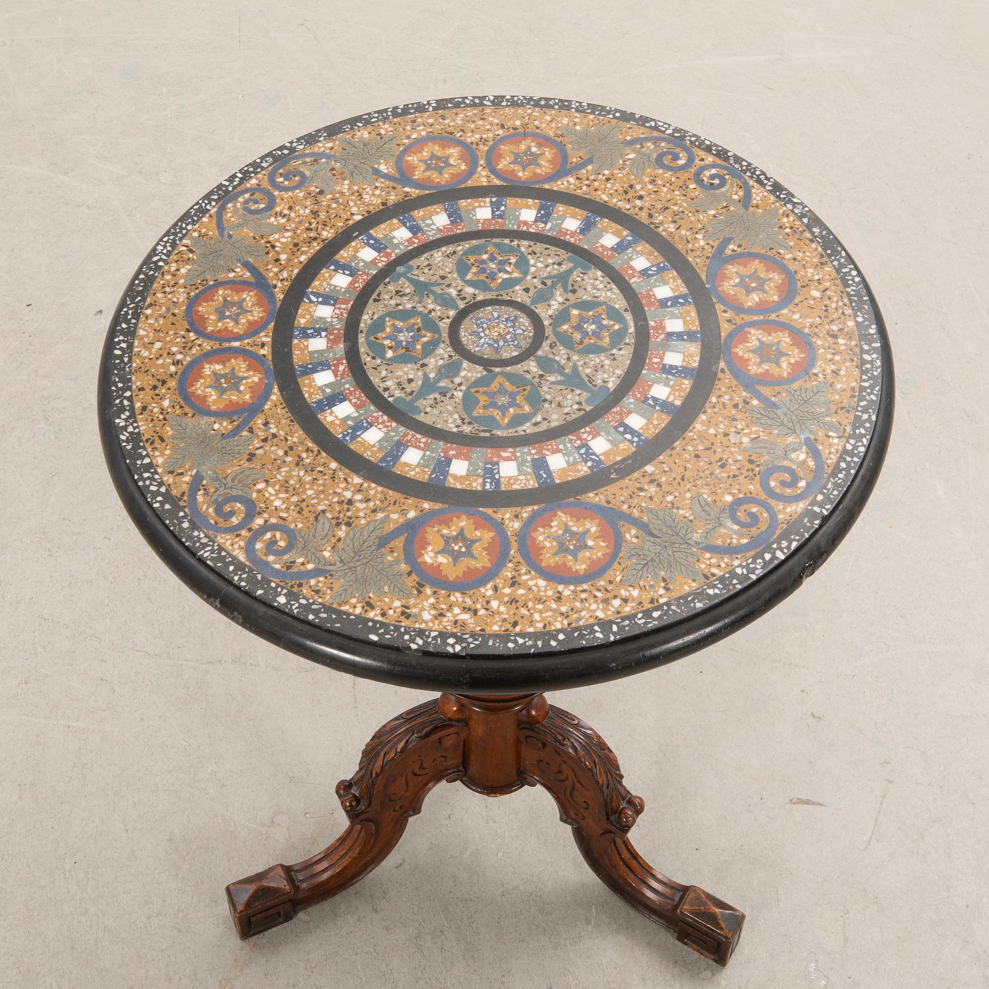 Side table probably Italy late 19th century.