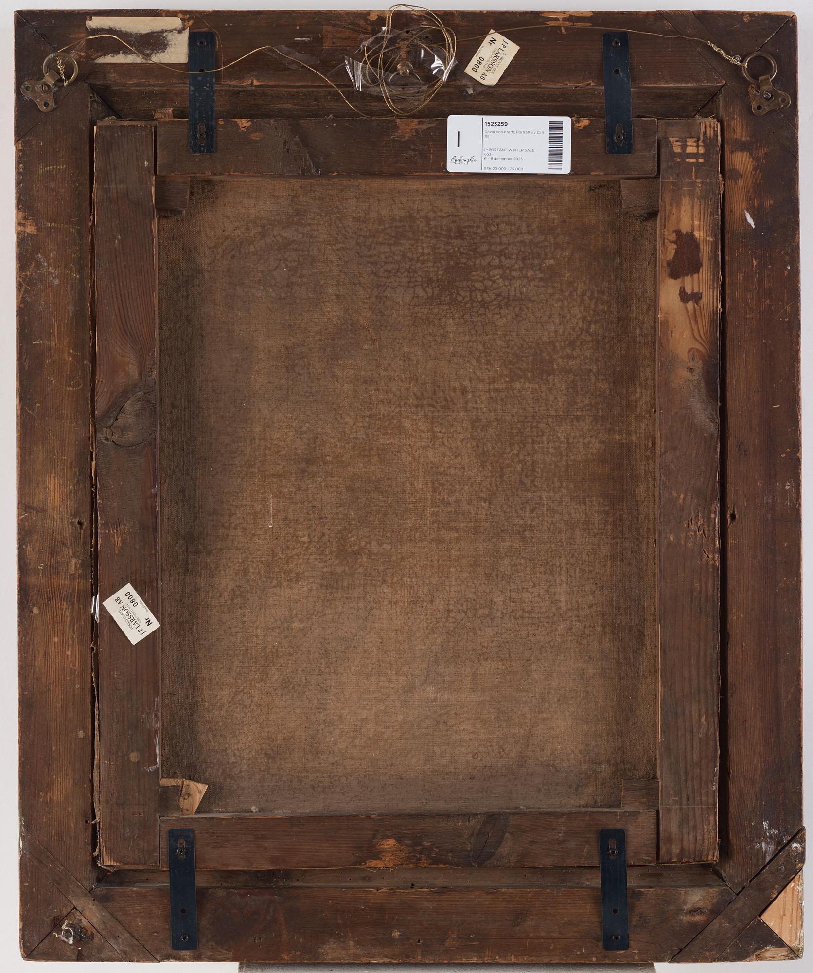 David von Krafft His studio, "Karl XII" (1682-1718).