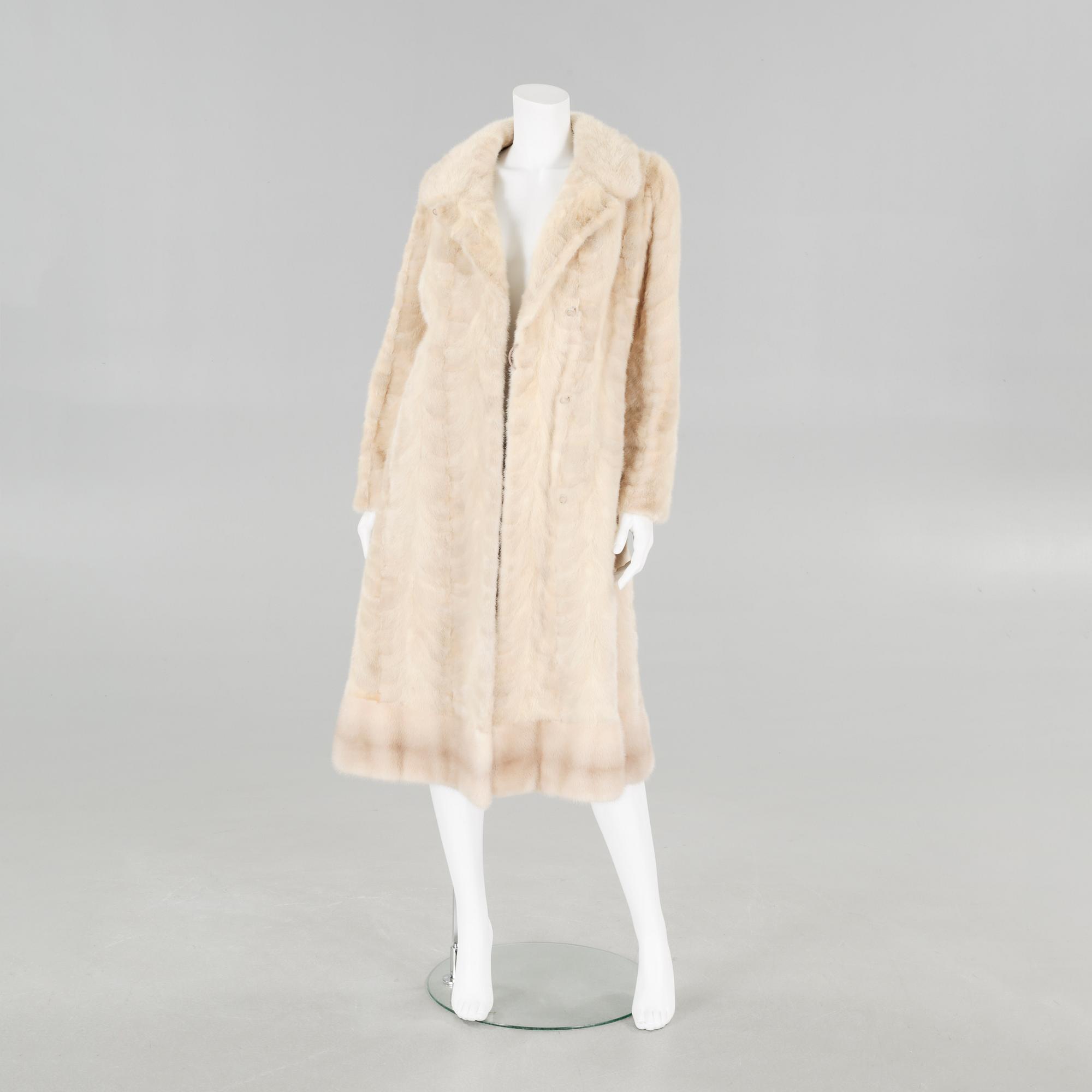 A mink fur coat.