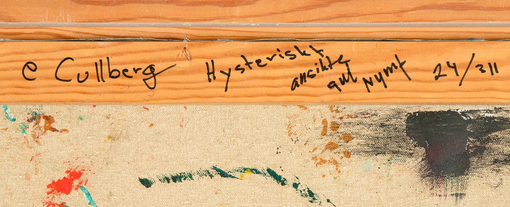 Erland Cullberg, olja på duk, signerad.