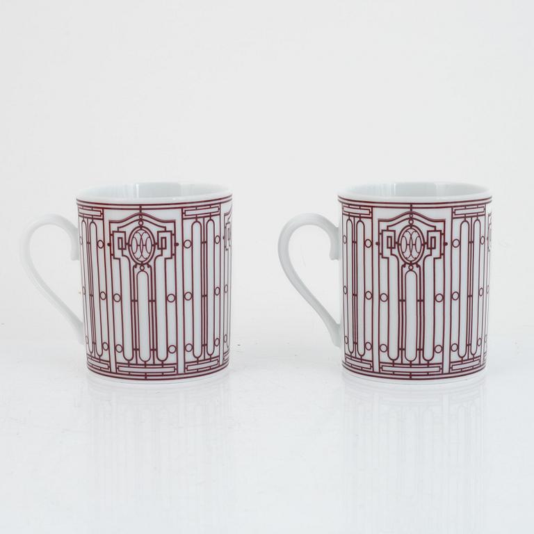 Hermès, muggar, 2 st, "H Deco Mug".