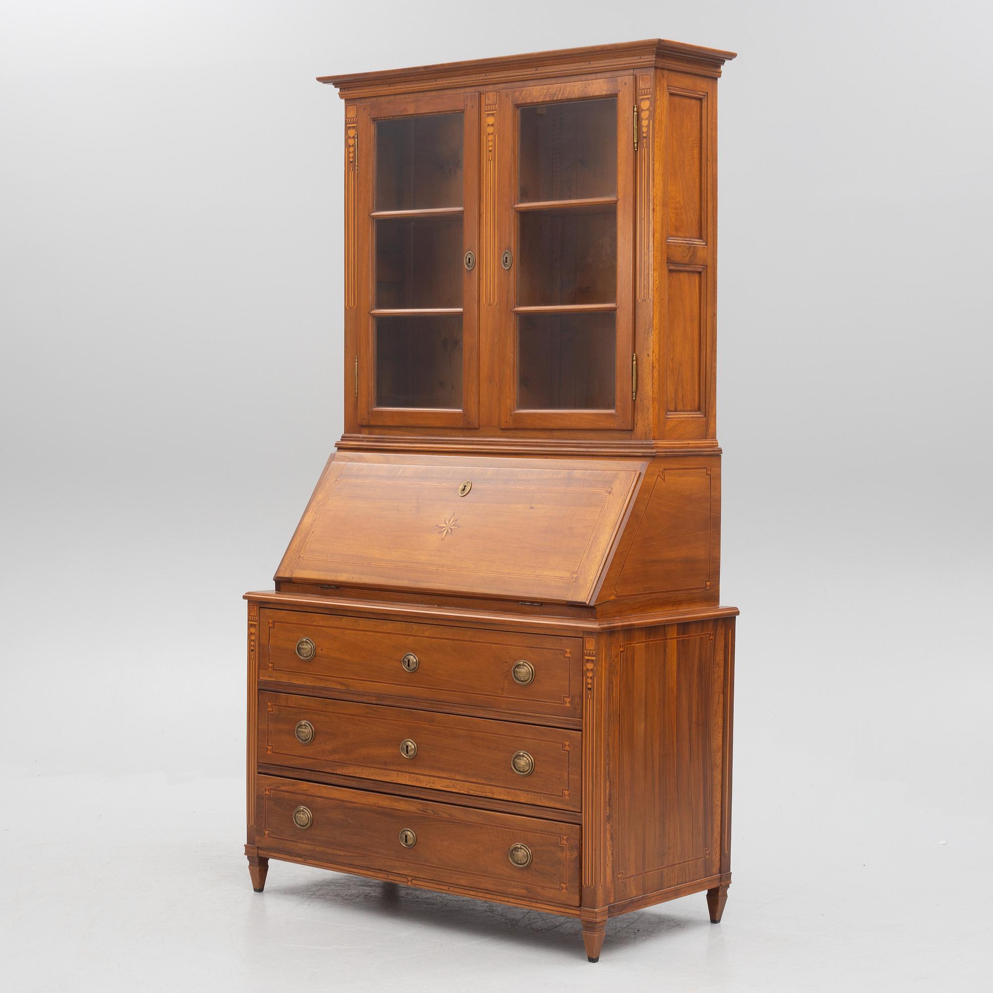 A 19th century writing cabinet.