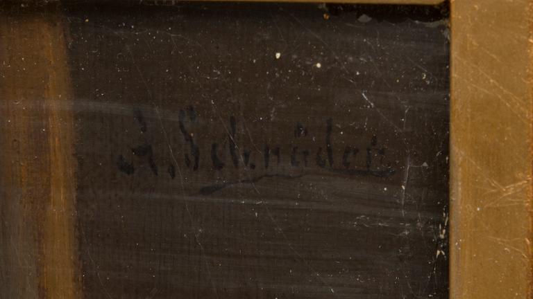 ALBERT FRIEDRICH SCHRÖDER, olja på duk, signerad.