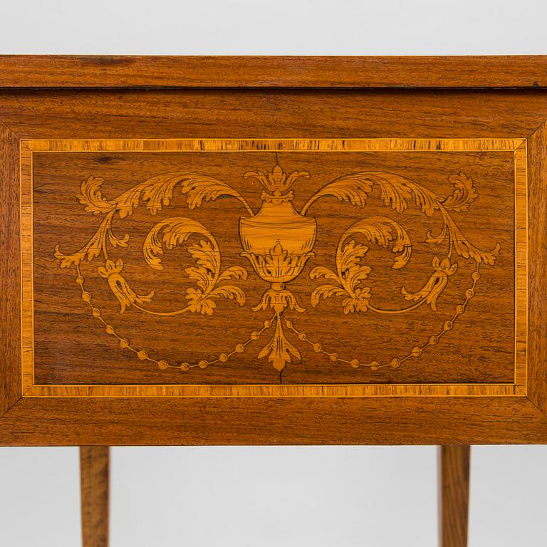 An late 19th-century writing desk, Italy.