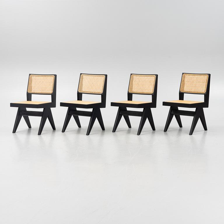 Pierre Jeanneret, stolar, 4 st, "055 Capitol Complex Chair", Cassina.