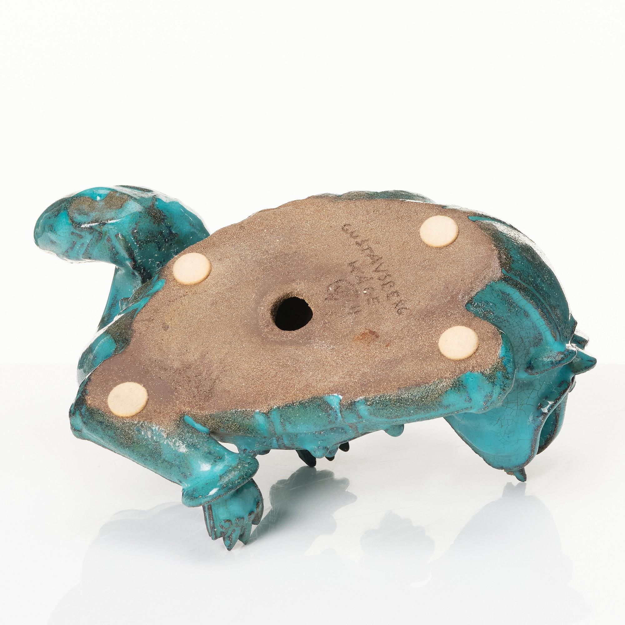 Wilhelm Kåge, a stoneware sculpture of a dragon, Gustavsberg, Sweden 1938.