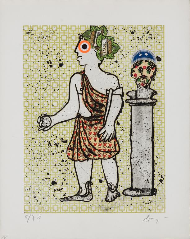 Enrico Baj, "Imperatores Romani".
