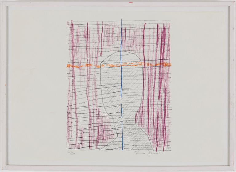 RUNE JANSSON, lithographs  in colour 3, signed 119/120, 118/120, 120/120.