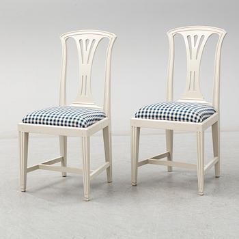 STOLAR, 6 st, "Fresta", gustaviansk stil, IKEA:s 1700-talsserie. 1990-tal.