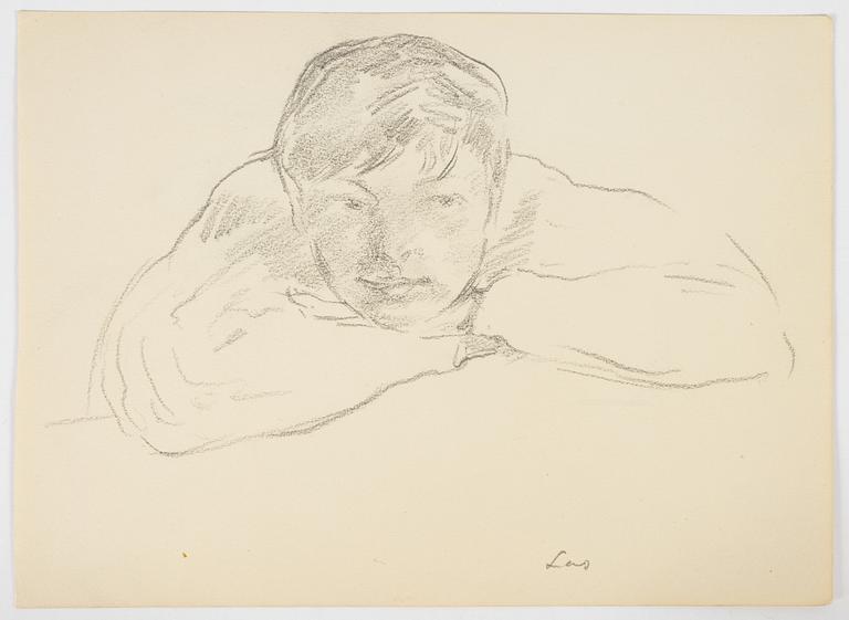 Lotte Laserstein, Ung man.