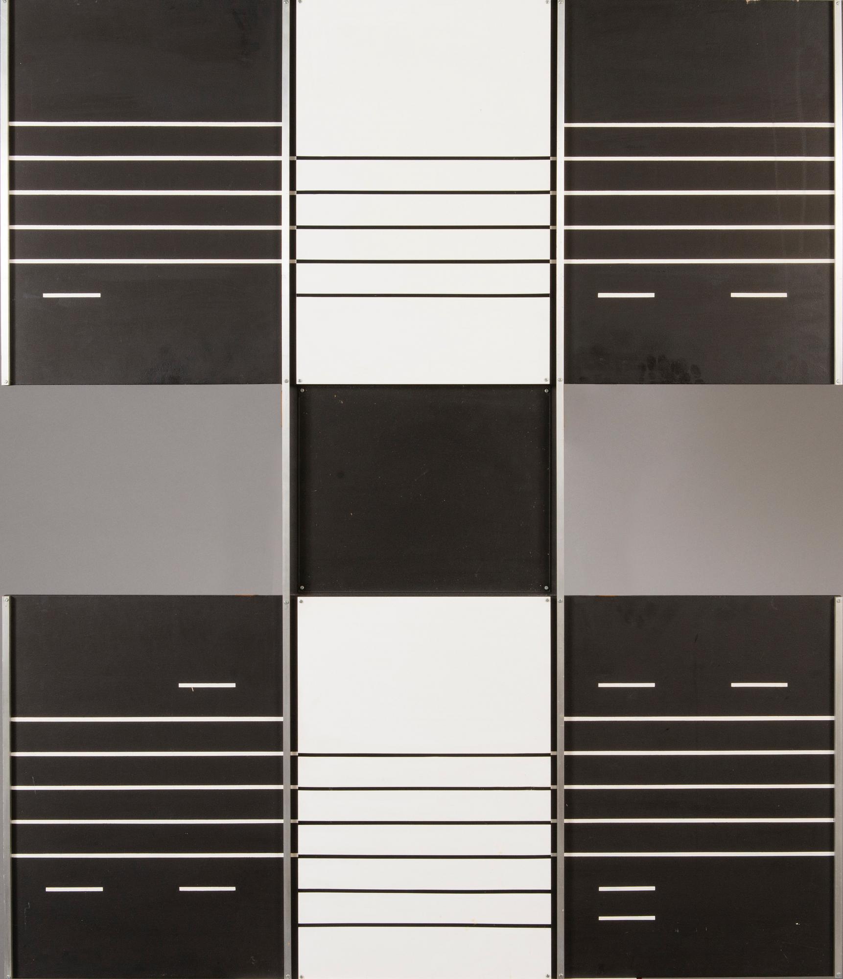 VLADIMIR KOPTEFF, oil on MDF, aluminium, plexi glas, a tergo signed and dated 2000.