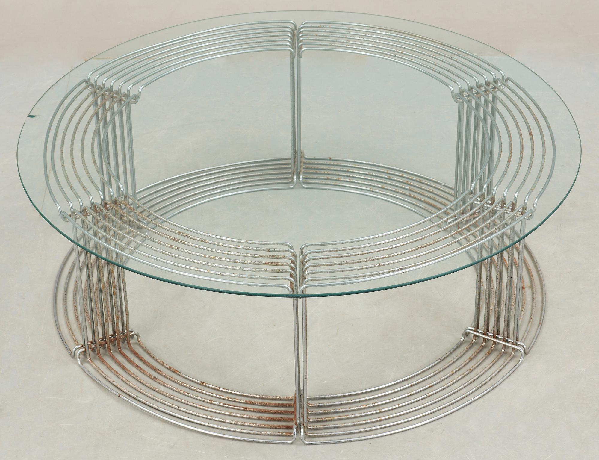 SOFFBORD, Verner Panton för Fritz Hansen, 1960-tal.