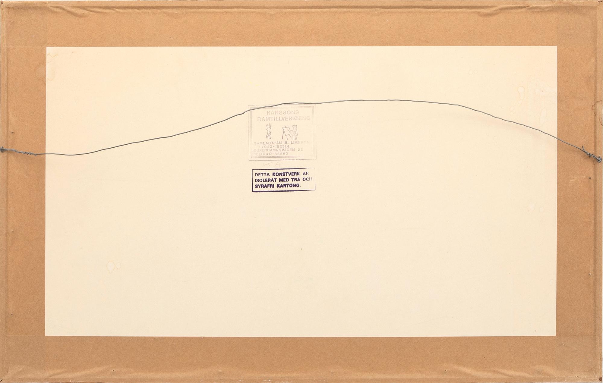 Alexandre Fassianos, blandteknik, Signerad.