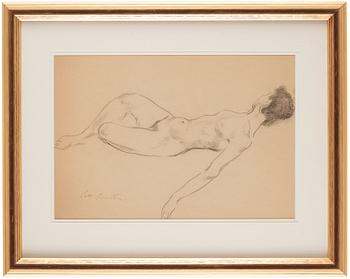Lotte Laserstein, "Reclining Nude (Traute Rose)".