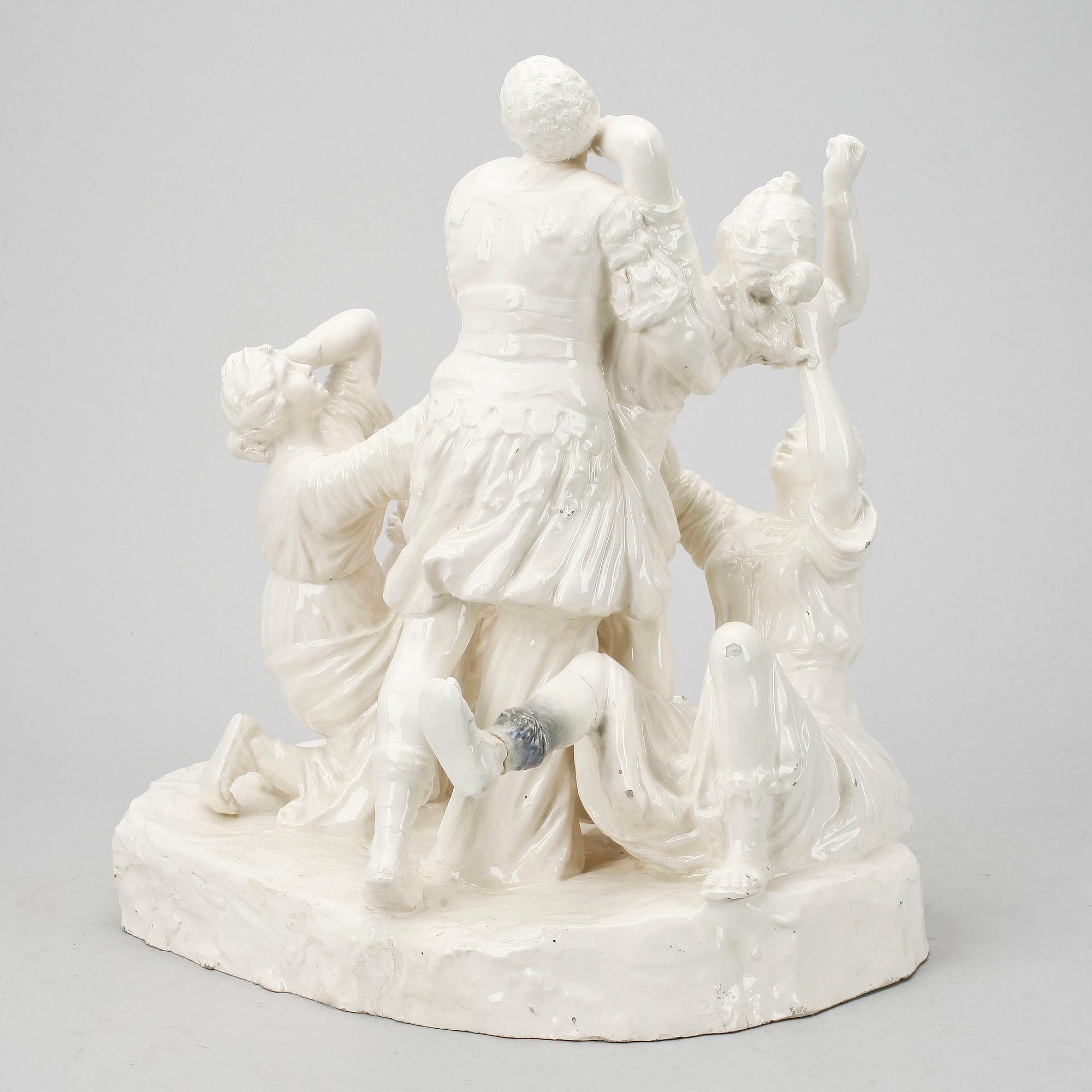 FIGURIN, porlsin, möjl Capo-di-monti, Neapel, tidigt 1800-tal.