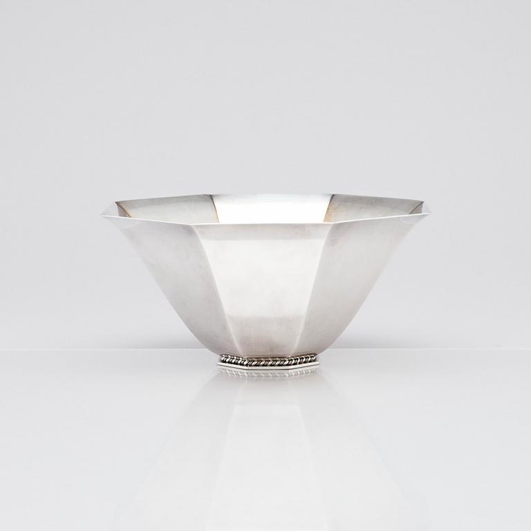 Wiwen Nilsson, a sterling silver bowl, Lund Sweden 1941.
