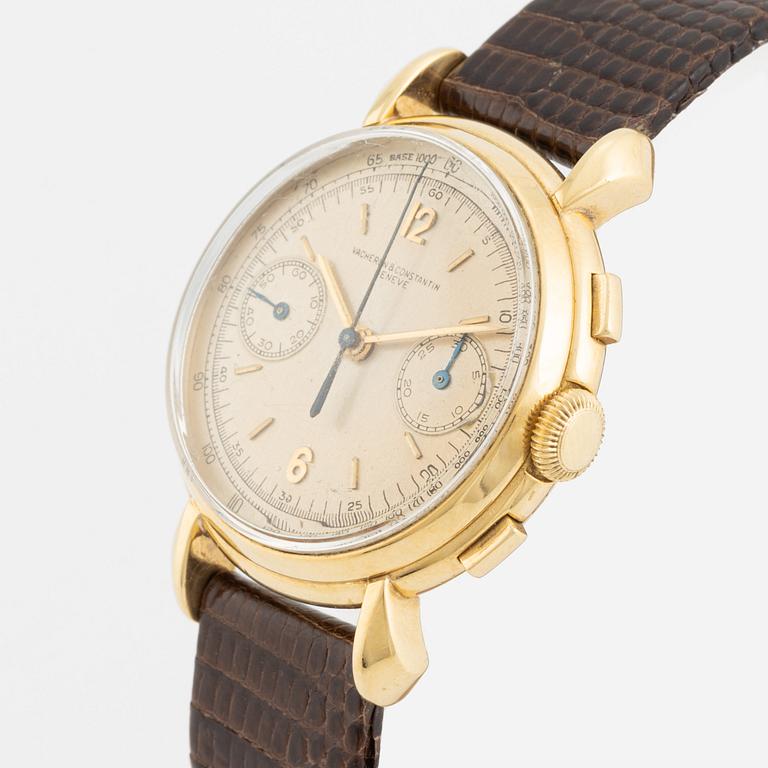 Vacheron & Constantin, "Teardrop Lugs", "Base 1000", chronograph, ca 1950.