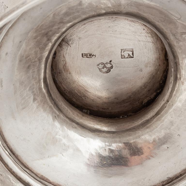 A swedish silver brandy bowl, mark of Lars Löfgren, Hudiksvall (1797-1853).