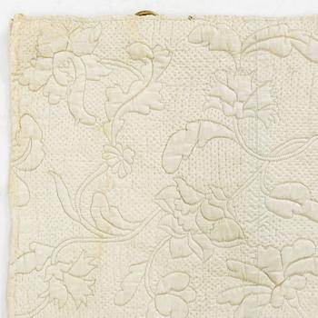 Ceremonial silk quilt, 18th century.