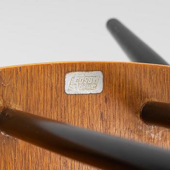 Ilmari Tapiovaara, a set of six 'Fanett' chairs from Edsbyverken, 1960's.