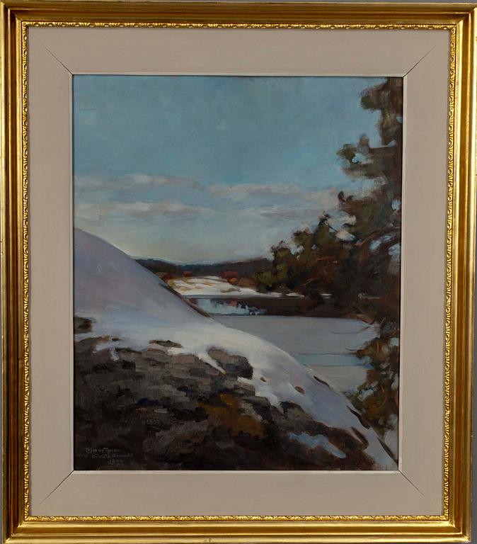 Axel Haartman, AXEL HAARTMAN, WINTER LANDSCAPE.