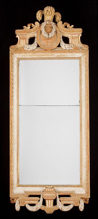 SPEGEL, av Johan Åkerblad (mästare i Stockholm 1758-1799). Gustaviansk.