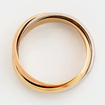 Cartier, Ring, "Trinity", 18K guld i tre färger.