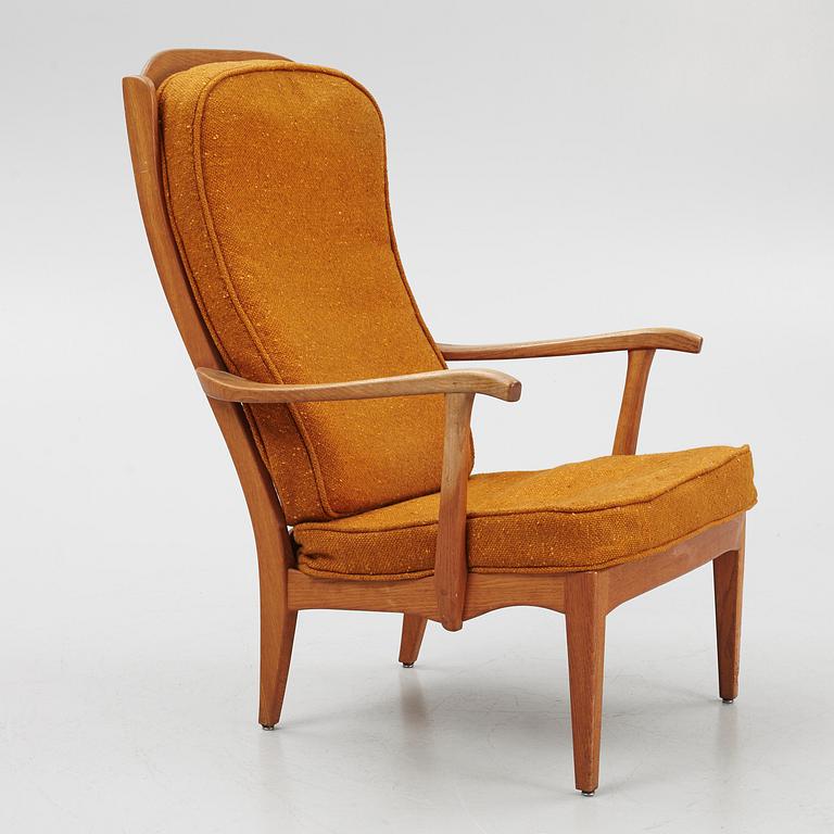 Carl Malmsten, a "Stora Fjäderbrickan" armchair, mid 20th century.