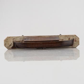 A boat model, first half of the 20th century.
