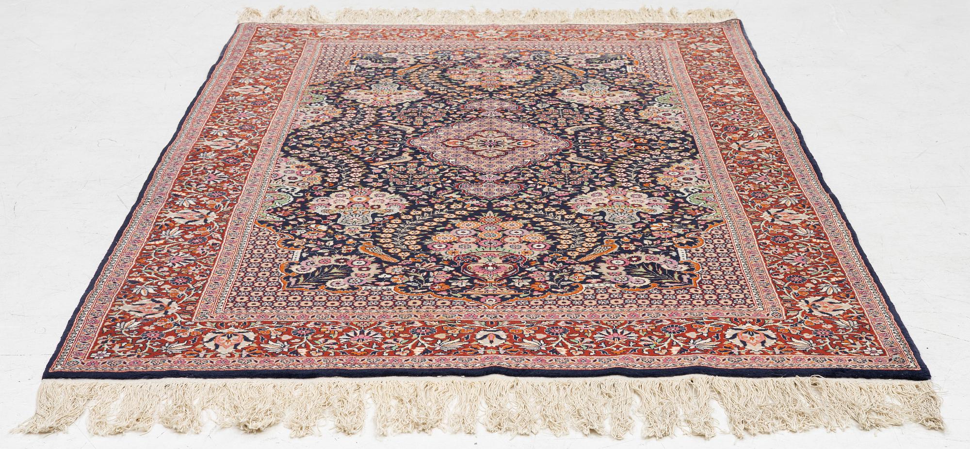 Rug, Keshan, approx. 210 x 140 cm,