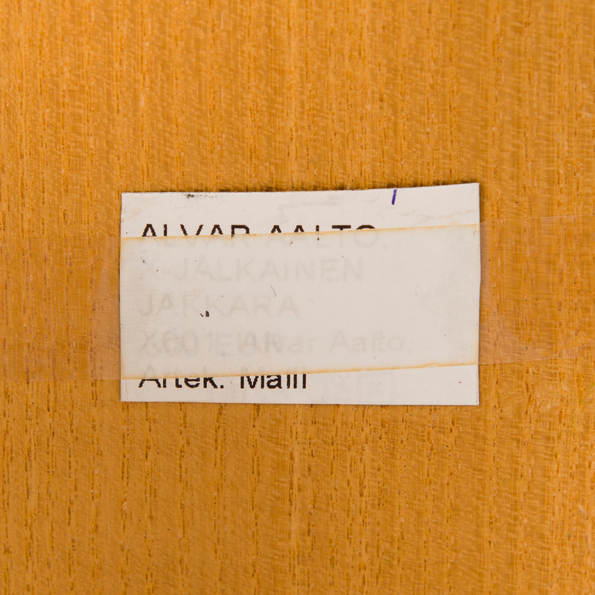 ALVAR AALTO Late 20th Century X601 Stool for Artek.