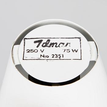 PAAVO TYNELL, A PAIR OF WALL LIGHTS. Model 2351. Marked Idman, 1950s.