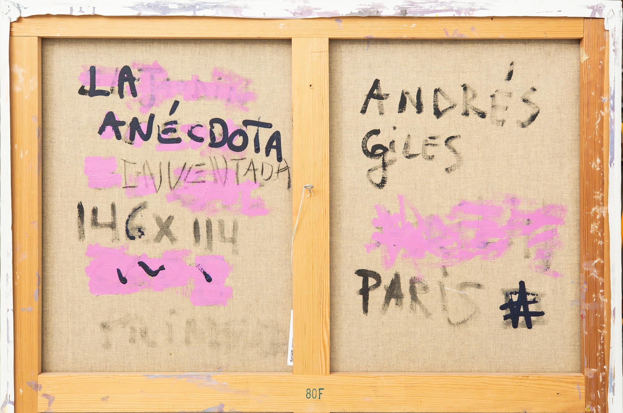 Andres Giles, oil on canvas signed.